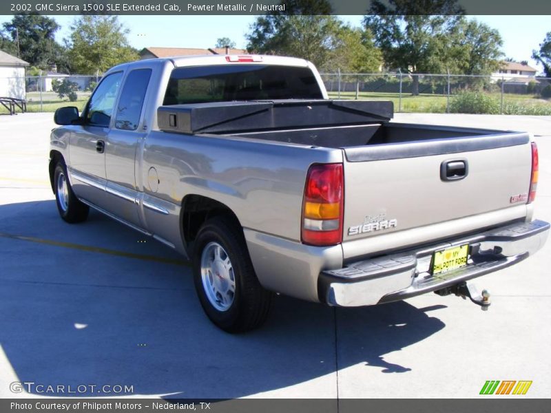 Pewter Metallic / Neutral 2002 GMC Sierra 1500 SLE Extended Cab