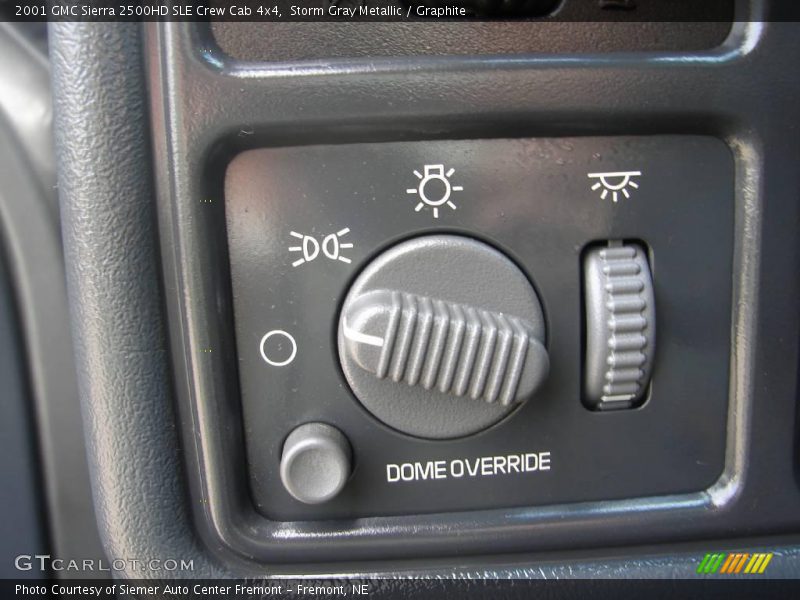 Storm Gray Metallic / Graphite 2001 GMC Sierra 2500HD SLE Crew Cab 4x4