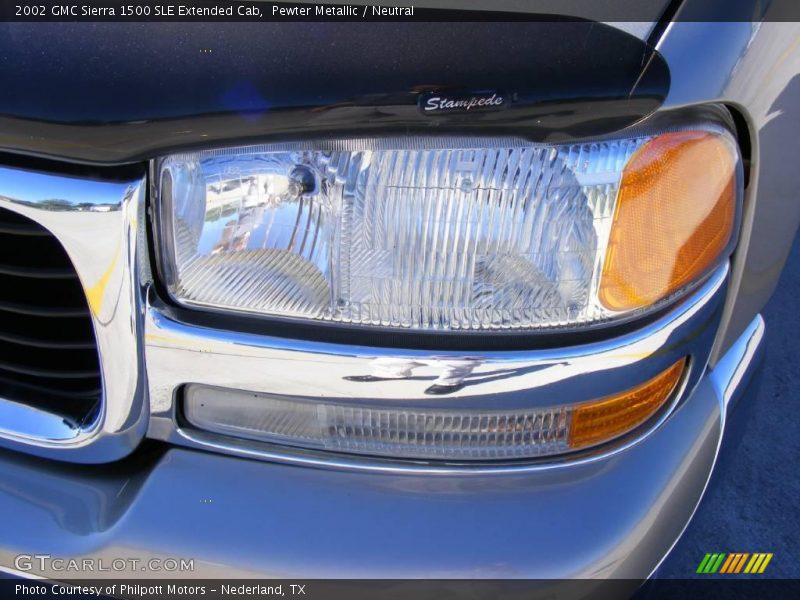 Pewter Metallic / Neutral 2002 GMC Sierra 1500 SLE Extended Cab