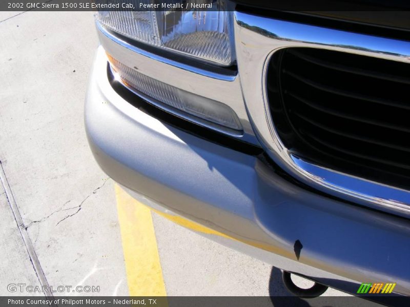 Pewter Metallic / Neutral 2002 GMC Sierra 1500 SLE Extended Cab