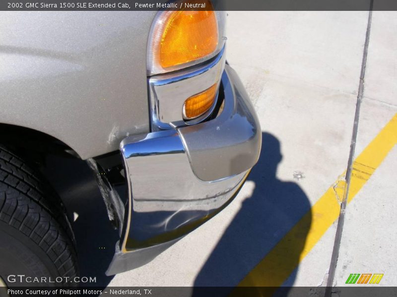 Pewter Metallic / Neutral 2002 GMC Sierra 1500 SLE Extended Cab