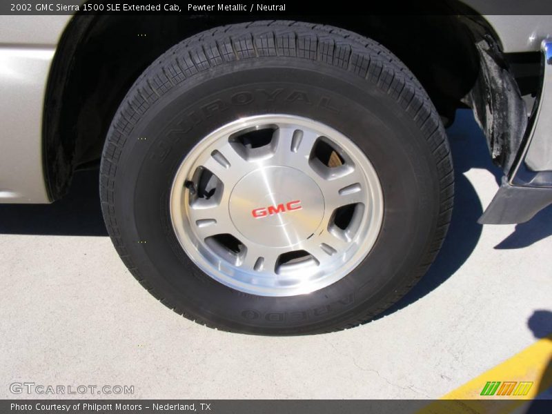 Pewter Metallic / Neutral 2002 GMC Sierra 1500 SLE Extended Cab