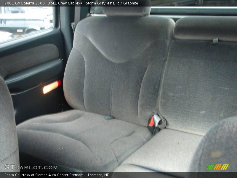 Storm Gray Metallic / Graphite 2001 GMC Sierra 2500HD SLE Crew Cab 4x4