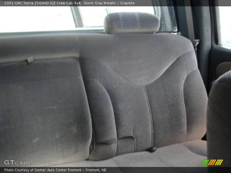 Storm Gray Metallic / Graphite 2001 GMC Sierra 2500HD SLE Crew Cab 4x4
