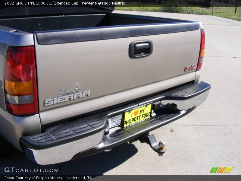 Pewter Metallic / Neutral 2002 GMC Sierra 1500 SLE Extended Cab