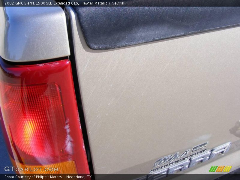 Pewter Metallic / Neutral 2002 GMC Sierra 1500 SLE Extended Cab