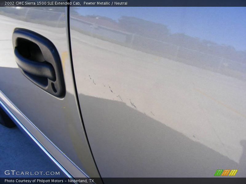 Pewter Metallic / Neutral 2002 GMC Sierra 1500 SLE Extended Cab