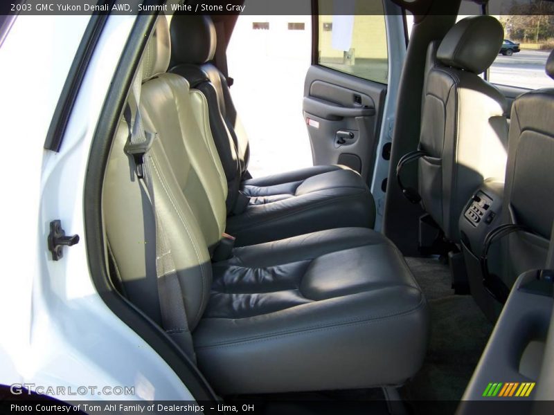 Summit White / Stone Gray 2003 GMC Yukon Denali AWD