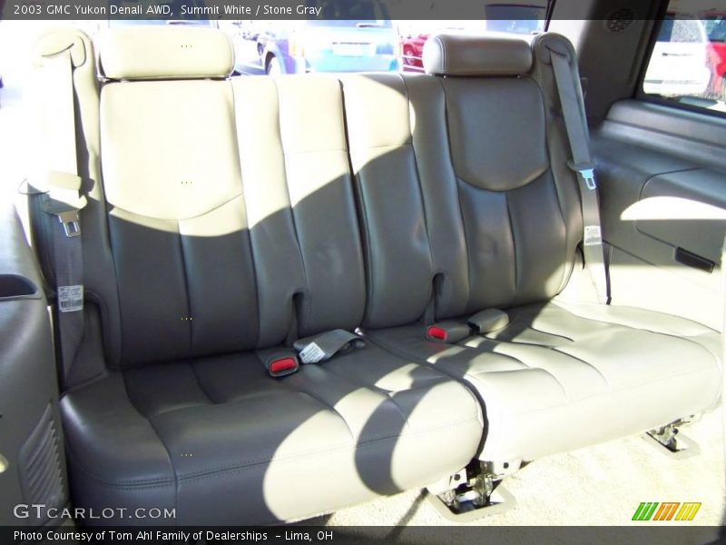 Summit White / Stone Gray 2003 GMC Yukon Denali AWD