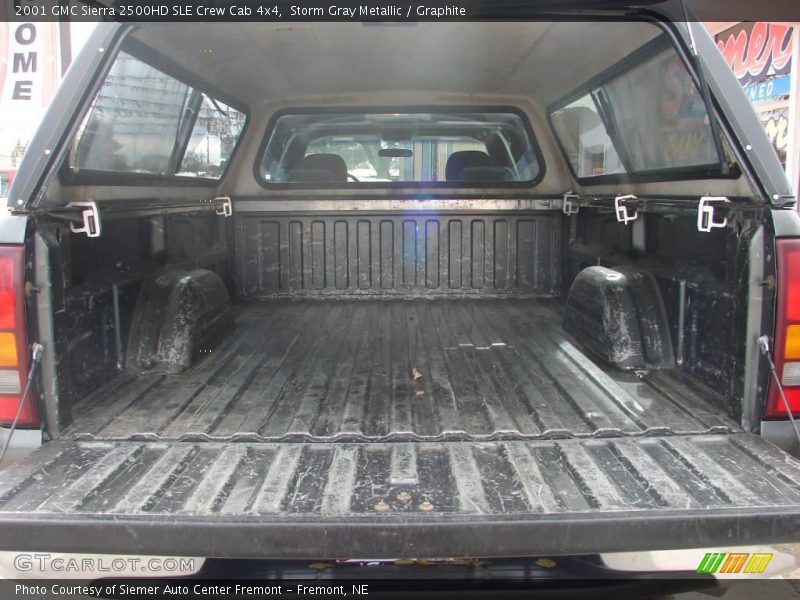 Storm Gray Metallic / Graphite 2001 GMC Sierra 2500HD SLE Crew Cab 4x4