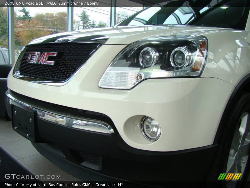 Summit White / Ebony 2008 GMC Acadia SLT AWD