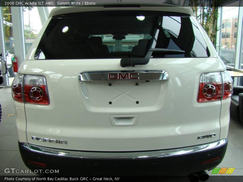 Summit White / Ebony 2008 GMC Acadia SLT AWD