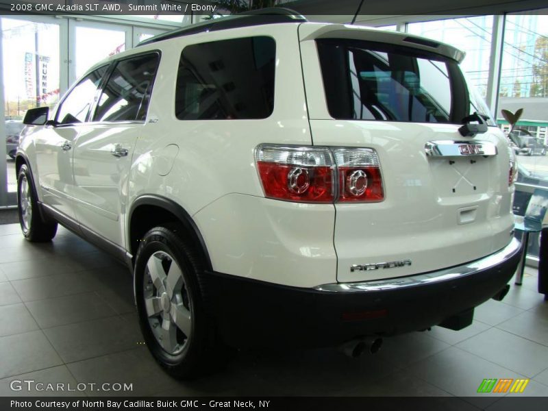 Summit White / Ebony 2008 GMC Acadia SLT AWD