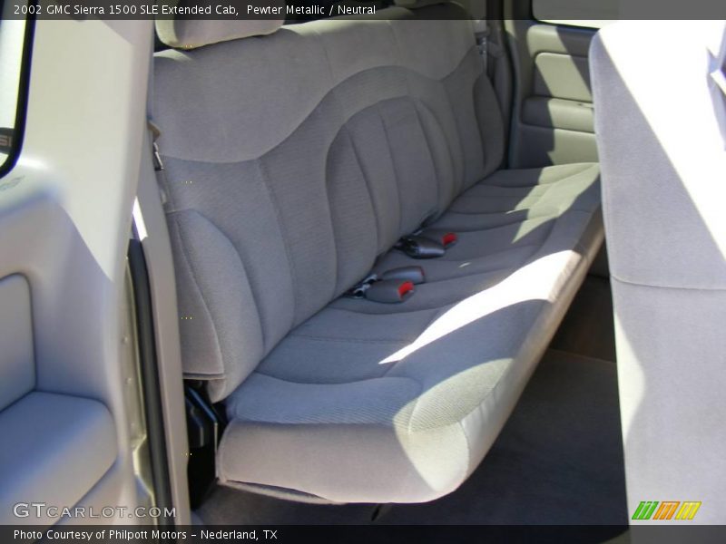 Pewter Metallic / Neutral 2002 GMC Sierra 1500 SLE Extended Cab