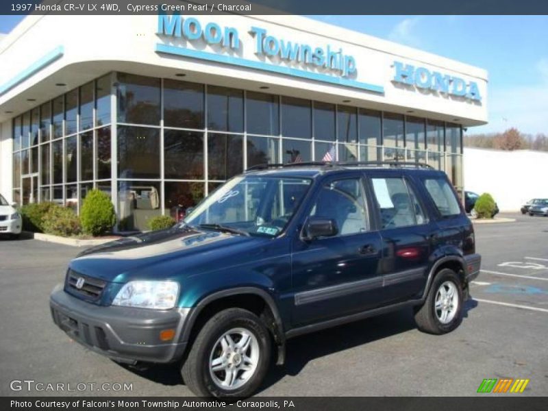 Cypress Green Pearl / Charcoal 1997 Honda CR-V LX 4WD