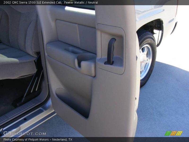 Pewter Metallic / Neutral 2002 GMC Sierra 1500 SLE Extended Cab