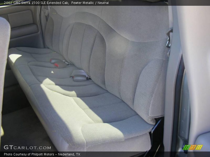 Pewter Metallic / Neutral 2002 GMC Sierra 1500 SLE Extended Cab