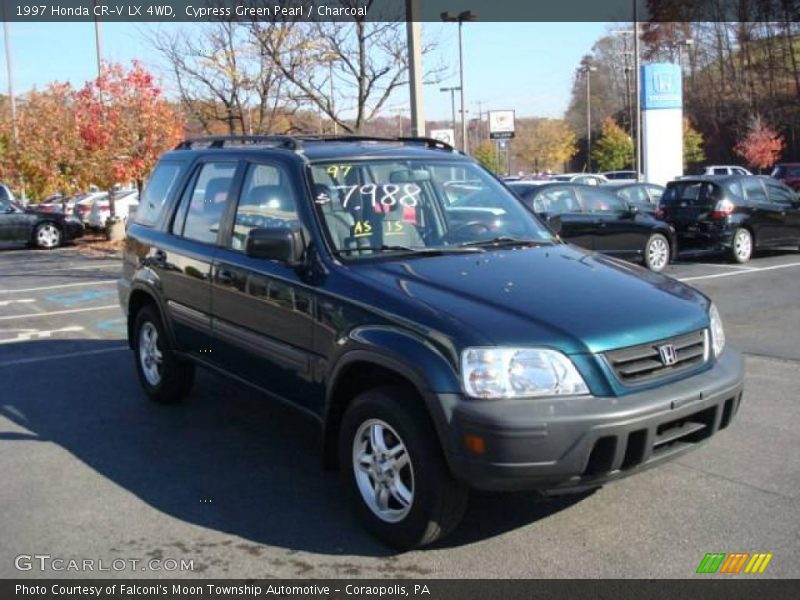 Cypress Green Pearl / Charcoal 1997 Honda CR-V LX 4WD