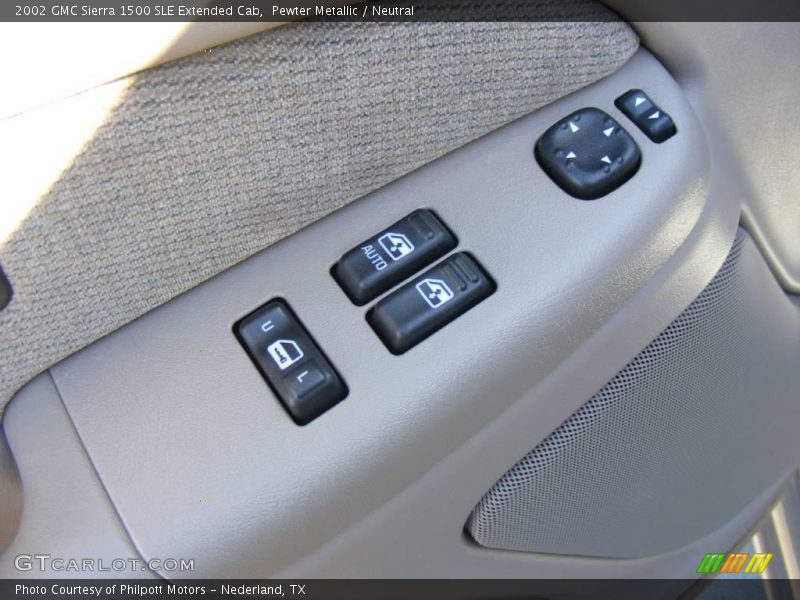 Pewter Metallic / Neutral 2002 GMC Sierra 1500 SLE Extended Cab