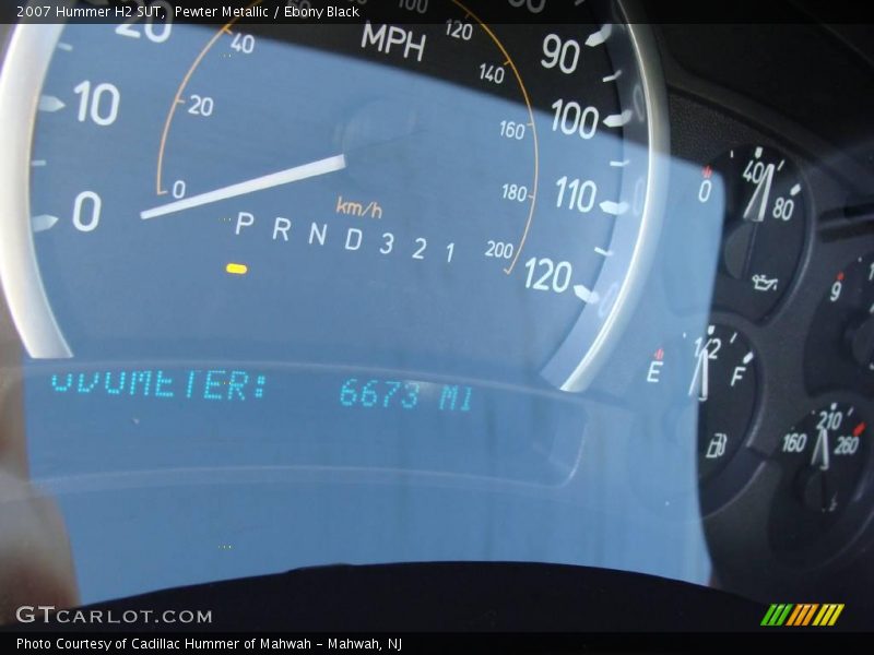 Pewter Metallic / Ebony Black 2007 Hummer H2 SUT