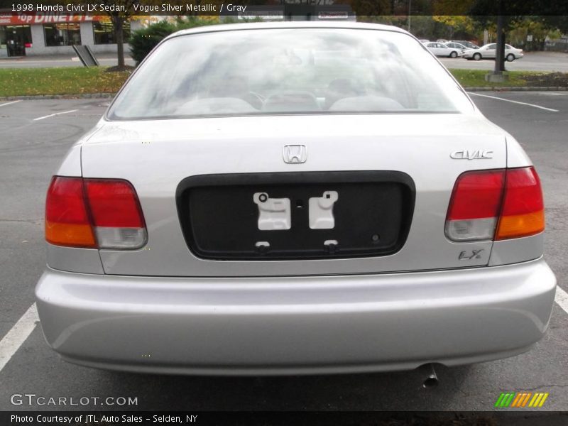 Vogue Silver Metallic / Gray 1998 Honda Civic LX Sedan