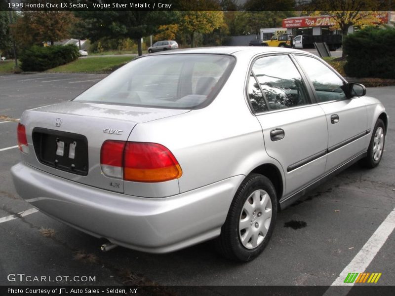 Vogue Silver Metallic / Gray 1998 Honda Civic LX Sedan