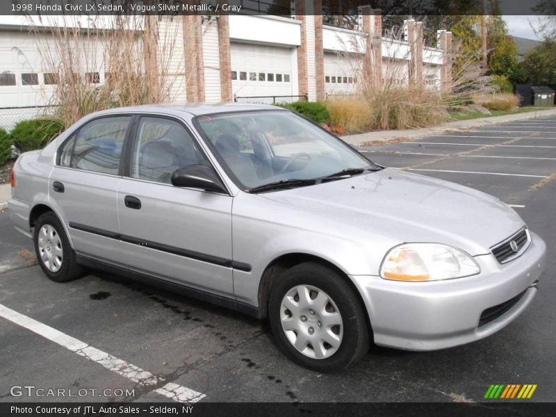 Vogue Silver Metallic / Gray 1998 Honda Civic LX Sedan