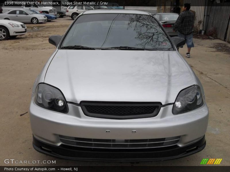 Vogue Silver Metallic / Gray 1998 Honda Civic CX Hatchback