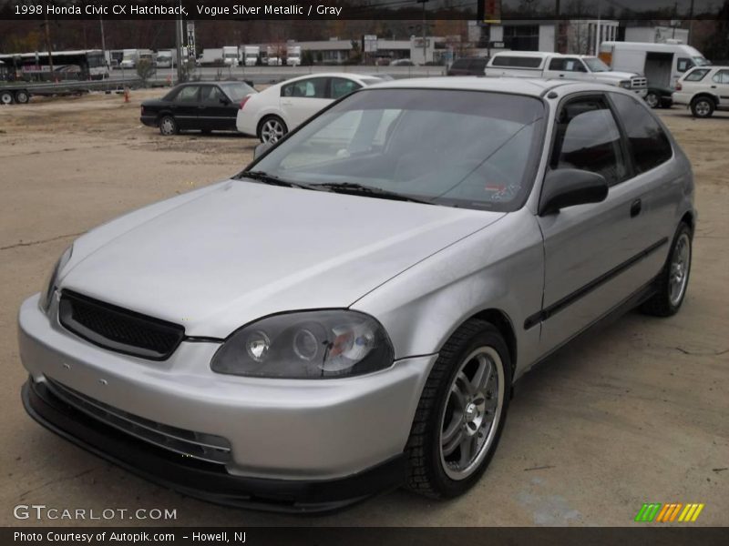 Vogue Silver Metallic / Gray 1998 Honda Civic CX Hatchback