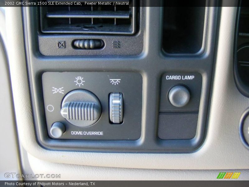 Pewter Metallic / Neutral 2002 GMC Sierra 1500 SLE Extended Cab