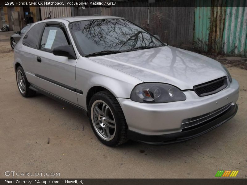 Vogue Silver Metallic / Gray 1998 Honda Civic CX Hatchback