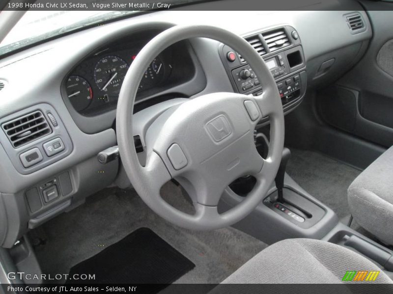 Vogue Silver Metallic / Gray 1998 Honda Civic LX Sedan