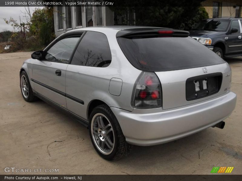 Vogue Silver Metallic / Gray 1998 Honda Civic CX Hatchback