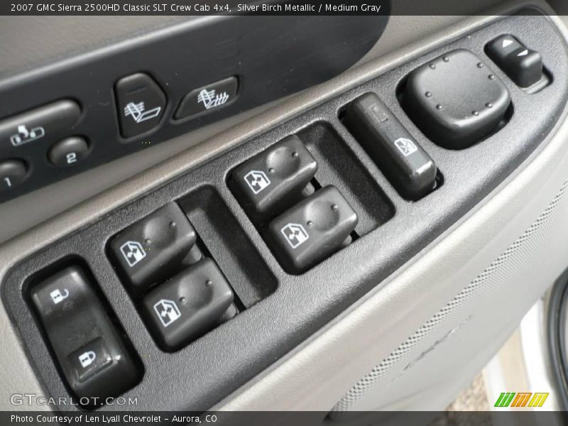 Silver Birch Metallic / Medium Gray 2007 GMC Sierra 2500HD Classic SLT Crew Cab 4x4