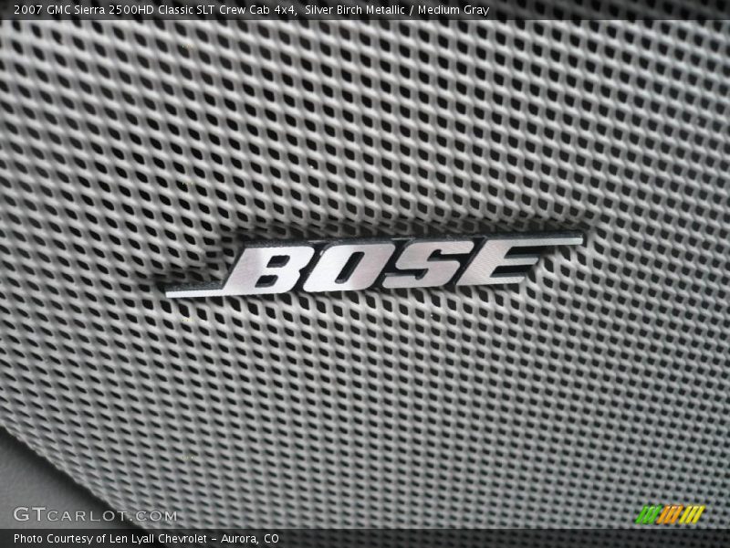 Silver Birch Metallic / Medium Gray 2007 GMC Sierra 2500HD Classic SLT Crew Cab 4x4