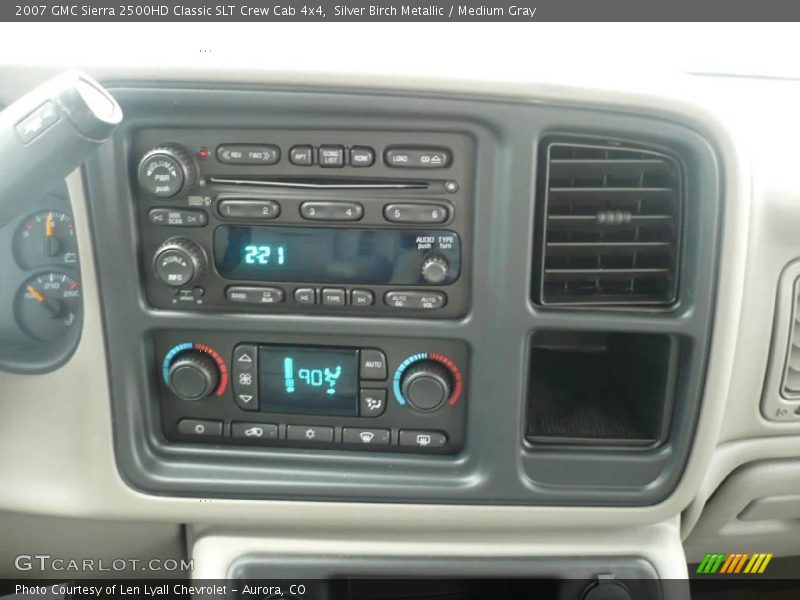 Silver Birch Metallic / Medium Gray 2007 GMC Sierra 2500HD Classic SLT Crew Cab 4x4