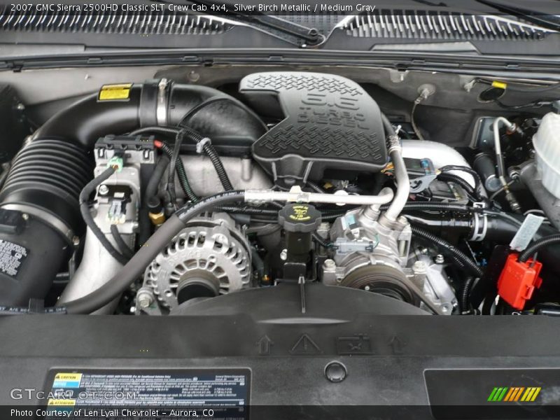 Silver Birch Metallic / Medium Gray 2007 GMC Sierra 2500HD Classic SLT Crew Cab 4x4