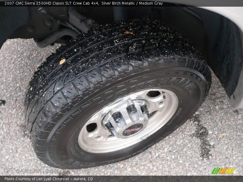 Silver Birch Metallic / Medium Gray 2007 GMC Sierra 2500HD Classic SLT Crew Cab 4x4