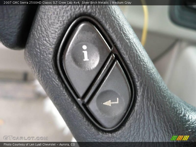 Silver Birch Metallic / Medium Gray 2007 GMC Sierra 2500HD Classic SLT Crew Cab 4x4