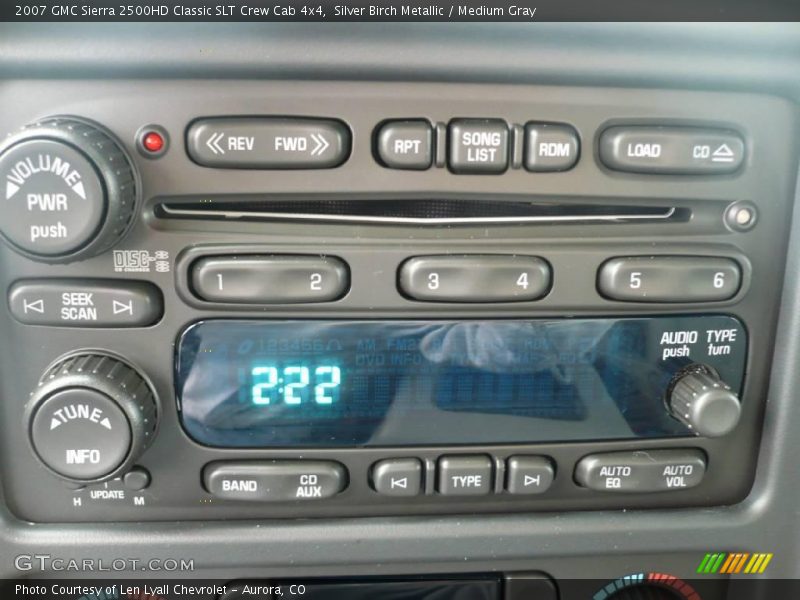 Silver Birch Metallic / Medium Gray 2007 GMC Sierra 2500HD Classic SLT Crew Cab 4x4