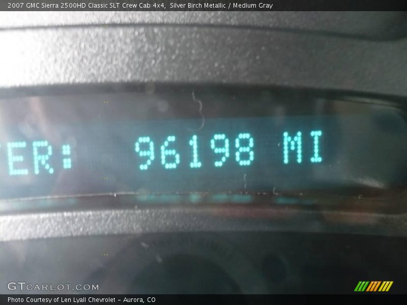 Silver Birch Metallic / Medium Gray 2007 GMC Sierra 2500HD Classic SLT Crew Cab 4x4