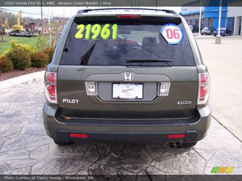 Amazon Green Metallic / Olive 2006 Honda Pilot EX-L 4WD