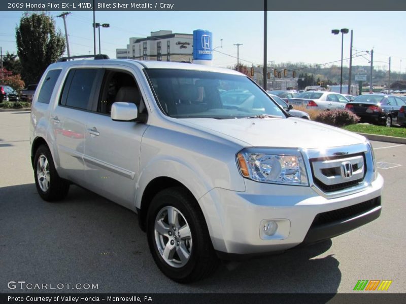 Billet Silver Metallic / Gray 2009 Honda Pilot EX-L 4WD