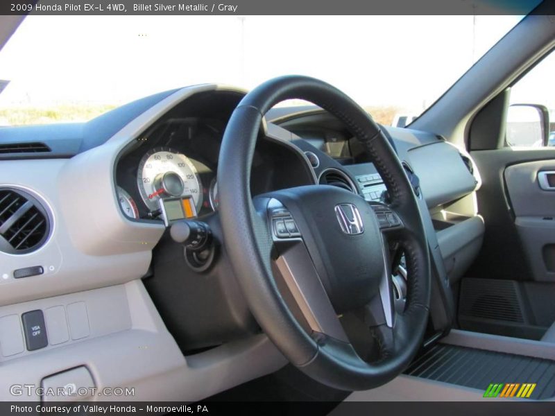 Billet Silver Metallic / Gray 2009 Honda Pilot EX-L 4WD