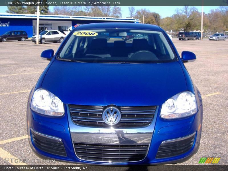 Laser Blue Metallic / Anthracite Black 2008 Volkswagen Jetta S Sedan