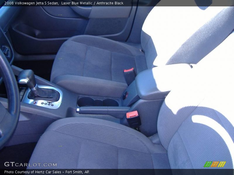 Laser Blue Metallic / Anthracite Black 2008 Volkswagen Jetta S Sedan