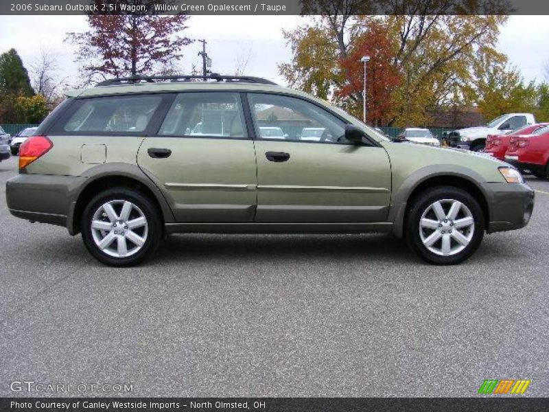 Willow Green Opalescent / Taupe 2006 Subaru Outback 2.5i Wagon