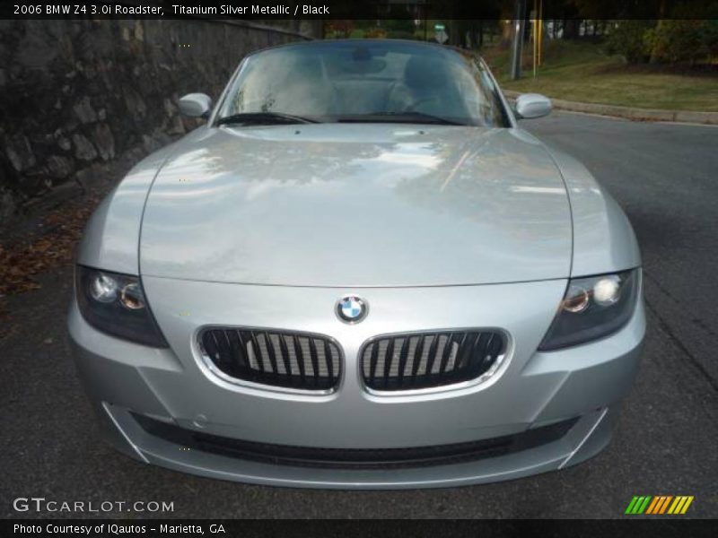 Titanium Silver Metallic / Black 2006 BMW Z4 3.0i Roadster