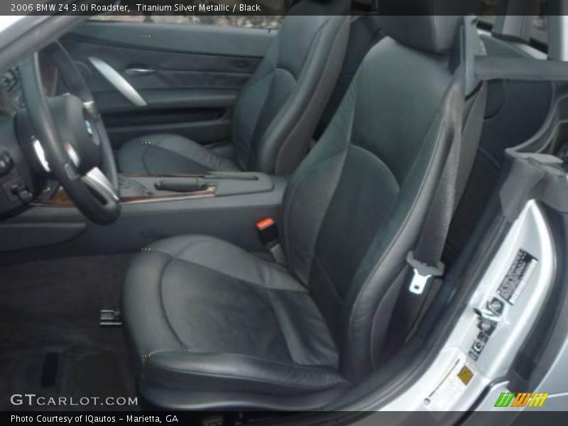 Titanium Silver Metallic / Black 2006 BMW Z4 3.0i Roadster