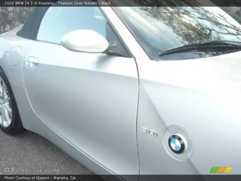 Titanium Silver Metallic / Black 2006 BMW Z4 3.0i Roadster